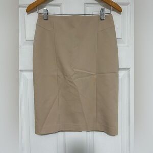 Ann Taylor Tan Pencil Skirt